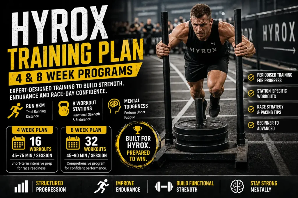 HYROX Training Plan 4 & 8 Week Programs
